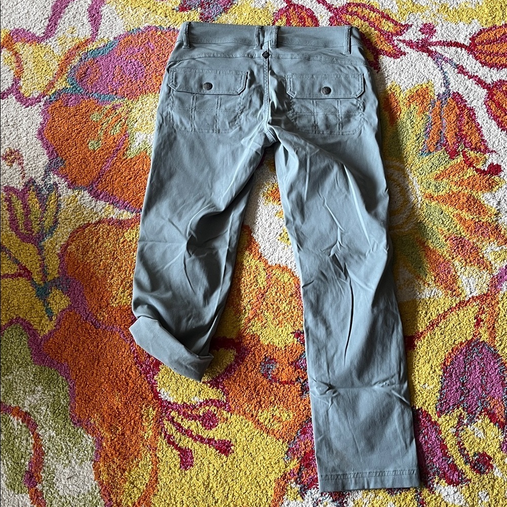 Womens PRANA HALLE ZION PANTS SIZE 8 ROLL UP PANTS - Picture 4 of 9